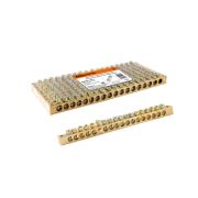 Шина «N» нулевая 8x12мм 18/2 (18 групп/крепеж по краям) TDM