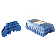 Шина «N» нулевая в изоляторе на DIN-рейку 8x12мм 6 групп TDM