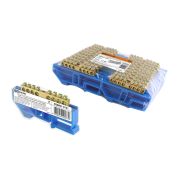 Шина «N» нулевая с изолятором на DIN-рейку 8x12мм стойка бол. 8 групп инд. стикер TDM