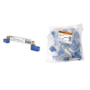 Шина «N» нулевая 6х9мм на двух угл. изоляторах 14 групп инд. стикер TDM