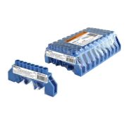 Шина «N» нулевая в изоляторе на DIN-рейку 8x12мм 8 групп инд. стикер TDM