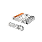 Шина «N» нулевая 6х9мм 8/1 (8 групп/крепеж по центру) никелированная инд. стикер TDM