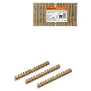 Шина «N» нулевая 8х12мм 14/1 L140/D7,5 (14 групп/крепеж по центру) TDM