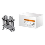 Зажим наборный ЗНН-1,5мм2 17,5А серый (Ph-C UK-1,5N) TDM