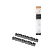 Изолятор шинный плоский ИШП 4П для шин 5 и 10 мм, длина 303 мм, межшинное расстояние 75 мм TDM