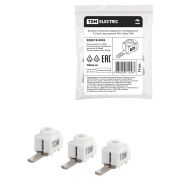 Вводная клемма для модульного оборудования изолированная, зажим винтовой 4-25мм², прямая, 100А, ввод прямой, PIN L-28мм TDM