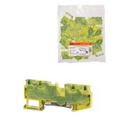 Зажим клеммный безвинтовой ЗКБ PEN быстрого зажима 4 вывода 2,5 мм2 (Ph-C PT 2,5-QUATTRO-PE) TDM