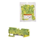 Зажим клеммный безвинтовой ЗКБ PEN быстрого зажима 4 вывода 4 мм2 (Ph-C PT 4-QUATTRO-PE) TDM