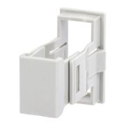 Панель лицевая для выреза в шкафу ПЛ-1, 1 модуль, пластик, без дверцы, IP40, серая TDM