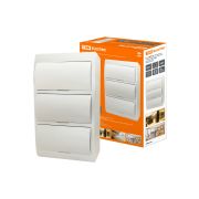 Бокс ЩРН-П-36 модулей с белой крышкой навесной пластик IP40 TDM