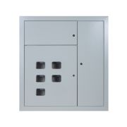 Корпус щита этажного 5 кв. (1010х950х160) размер ниши (920х860х140) TDM