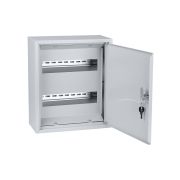 Корпус металлический ЩРН-24+ (26 модулей, полунадрезное окно на задней стенке) (350х300х120) Народный