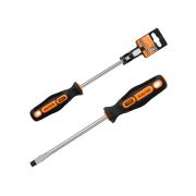 Отвертка шлицевая двухкомпонентная, CR-V тип SL8.0x150, серия «Алмаз» TDM