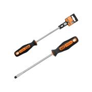 Отвертка шлицевая двухкомпонентная, CR-V тип SL8.0x175, серия «Алмаз» TDM