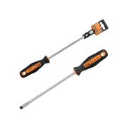 Отвертка шлицевая двухкомпонентная, CR-V тип SL8.0x200, серия «Алмаз» TDM