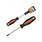 Отвертка крестовая двухкомпонентная, CR-V тип PH2x100, серия «Алмаз» TDM