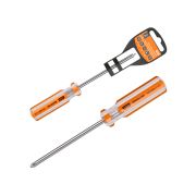 Отвертка крестовая, прозрачная рукоятка, углеродистая сталь, тип PH2 x 100 мм, серия «Гранит» TDM