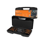 Набор отверток 6 шт.: SL:3x75;5x100;6x100, PH:0х75;1x100;2x100 (пласт. чемодан), CR-V «Алмаз» TDM