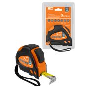 Рулетка 5 м х 19 мм, тройная фиксация, автостоп, обрезиненный корпус, магнит, «Алмаз» TDM