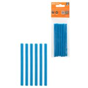Клеевые стержни универсальные синие, 7 мм x 100 мм, 6 шт, «Алмаз» TDM