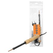 Паяльник ЭПЦН-25, деревянная ручка, мощность 25 Вт, 230 В, подставка в комплекте, «Рубин» TDM