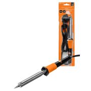 Паяльник ПЭК-84, 84 Вт, 230В, керам. ТЭН, долговечное жало с заземл., прорезин. ручка, «Алмаз» TDM