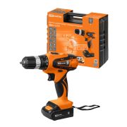 Дрель-шуруповерт акк. ДША-12-Л1 12 В, 1,3 А*ч Li-Ion, 22 Нм, 0-1350 об/мин, кейс, «Гранит» TDM