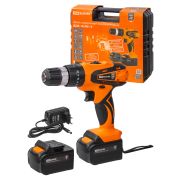 Дрель-шуруповерт акк. ДША-18-ЛК1-У 18 В, 2 А*ч Li-Ion 2 шт, 32 Нм, 0-1400 об/мин, кейс, «Рубин» TDM