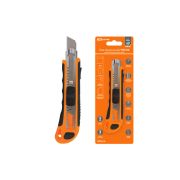 Нож технический усиленный, ТНУ-02, 18 мм, 3 сегментированных лезвия, автосмена, серия «Алмаз» TDM