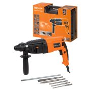 Перфоратор П-850/26, 850 Вт, 0-1150 об/мин, 0-5300 уд/мин, 3 Дж, патрон SDS-Plus, кейс, «Рубин» TDM