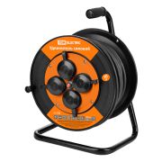 Удлинитель силовой УКз16-004 TDM (IP44 4 места/30м КГТП-ХЛ 3х1,5 пласт. катушка) УС1-43128