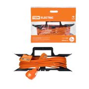 Удлинитель-шнур силовой на рамке УШз10 TDM (штепс. гнездо, 50м ПВС 3х0,75) У1-12035