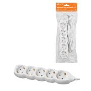 Удлинитель бытовой  У05  5 гнезд, 1,5метра, с заземлением, ПВС  3х1мм2  16А/250В TDM