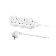 Удлинитель бытовой «Люкс» УЛ03 3 гнезда, 7м, с/з, с з/ш, ПВС 3х1мм2 16А/250В бело-серый TDM