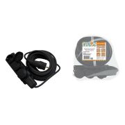 Удлинитель-шнур силовой каучук, КГ, IP44, 3 гнезда с/з, 3500 Вт, 30 м Народный У1-33263