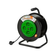 Удлинитель на катушке силовой народный 4 гнезда ПВС 1300 Вт б/з, 20м УС-41134