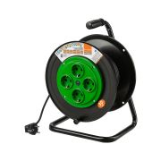 Удлинитель на катушке силовой народный 4 гнезда ПВС 2200 Вт с/з, 30м УС1-42125