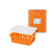 Распаячная коробка СП 120х92х45мм, крышка, IP20, инд. штрихкод, TDM