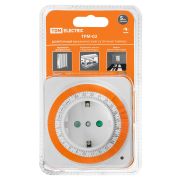 Таймер розеточный механический ТРМ-02-15мин/24ч-16А (суточный, квадратный) TDM