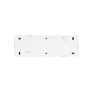 Розетка 4-х местная горизонтальная 2П открытой установки IP20 10A белая «Ладога» TDM