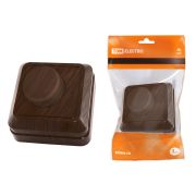 Светорегулятор поворотный RL 300 Вт IP20 бук «Ладога» TDM