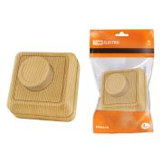 Светорегулятор поворотный RL 300 Вт IP20 сосна «Ладога» TDM