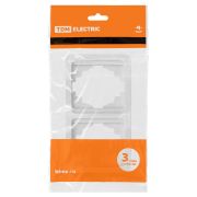 Рамка 2-ая вертикальная белая «Валдай» TDM