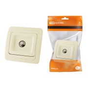 Розетка TV (SAT) F-типа сл. кость «Валдай» TDM