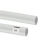 Воздуховод пласт. круглый, D125, 1 м, TDM