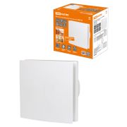 Вентилятор бытовой настенный, 100 С-Н, декоративная накладка, белый, TDM