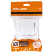 Выключатель 1 кл. 10А белый «Таймыр» TDM