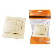 Выключатель 3 кл. 10А сл. кость «Таймыр» TDM