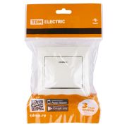 Выключатель 1 кл. с подсветкой 10А сл. кость «Таймыр» TDM