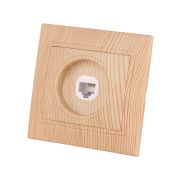 Розетка телефонная RJ11  «ЭКО» (сосна) «Таймыр» TDM